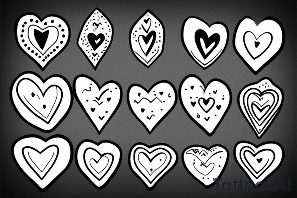 heart broken tattoo idea
