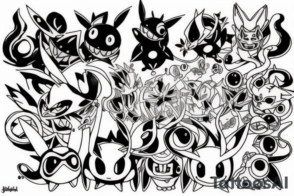 pokemon tattoo idea