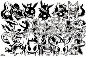 pokemon tattoo idea