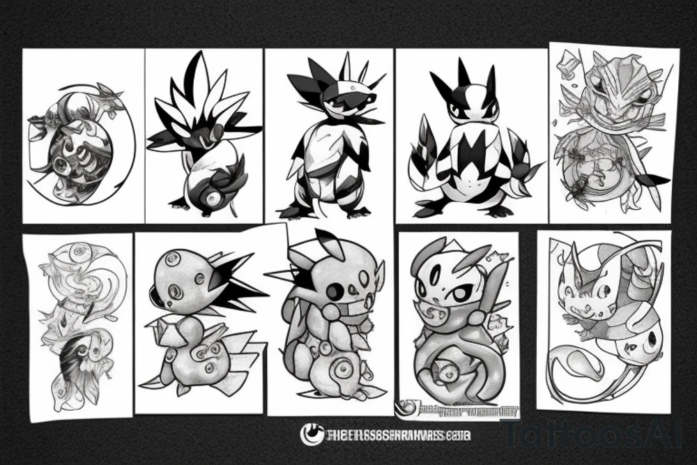 pokemon tattoo idea