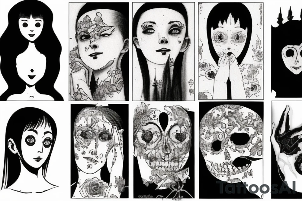eternal sadness tattoo idea