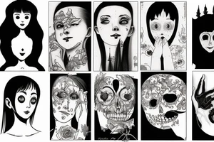 eternal sadness tattoo idea