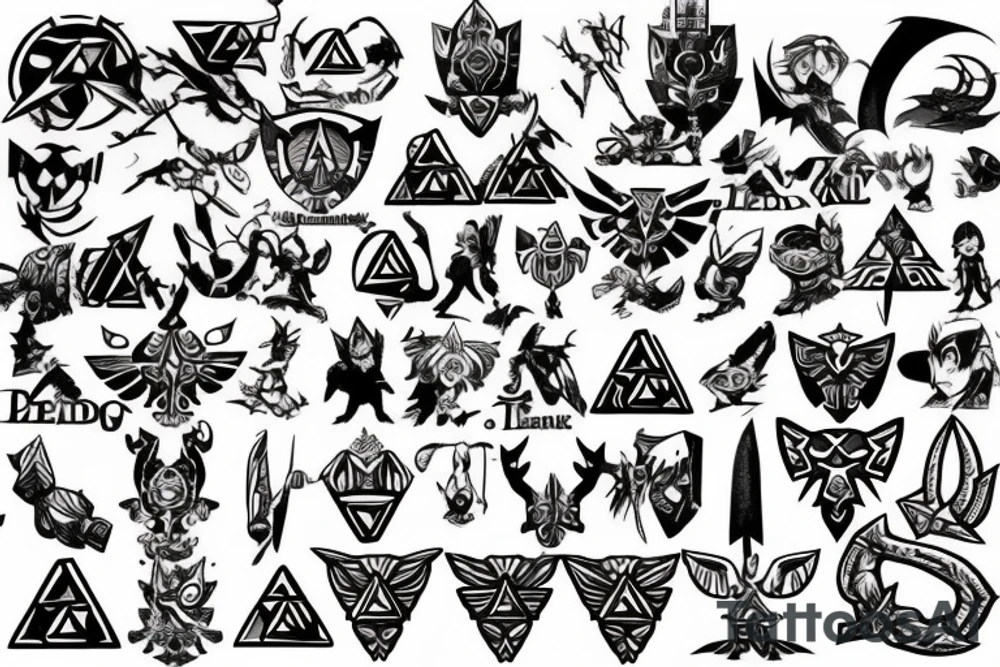 Legend of zelda tattoo idea