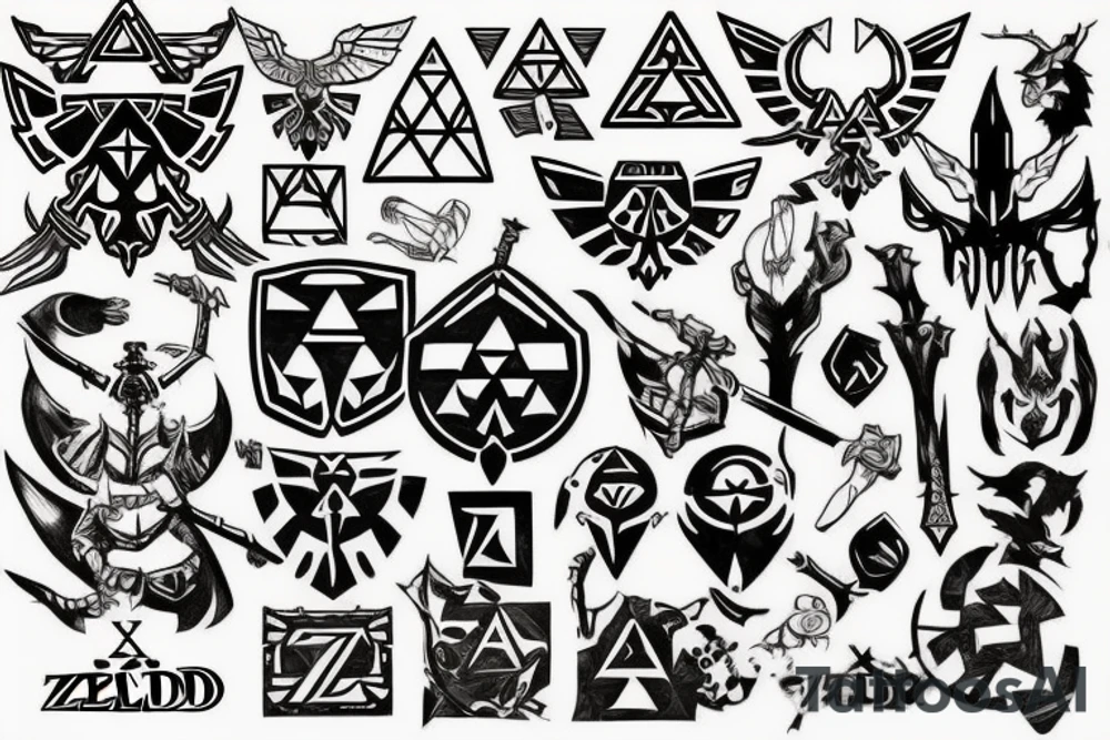 Legend of zelda tattoo idea
