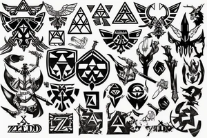Legend of zelda tattoo idea