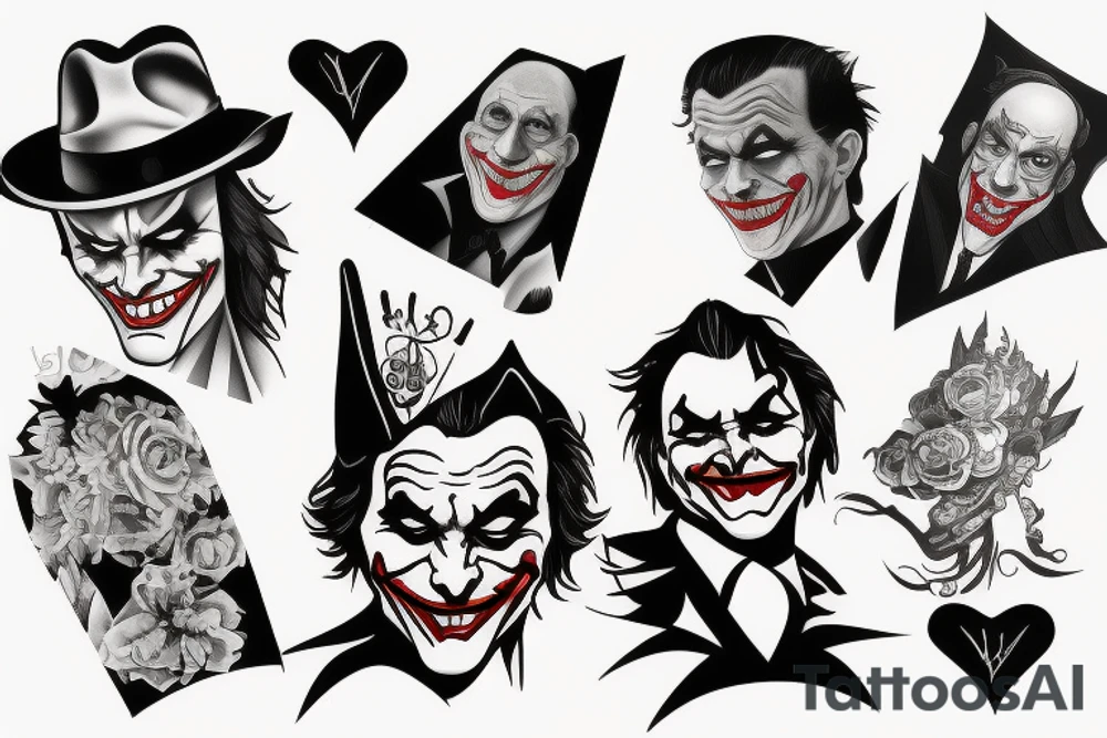 The joker tattoo idea