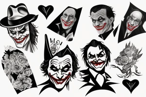 The joker tattoo idea