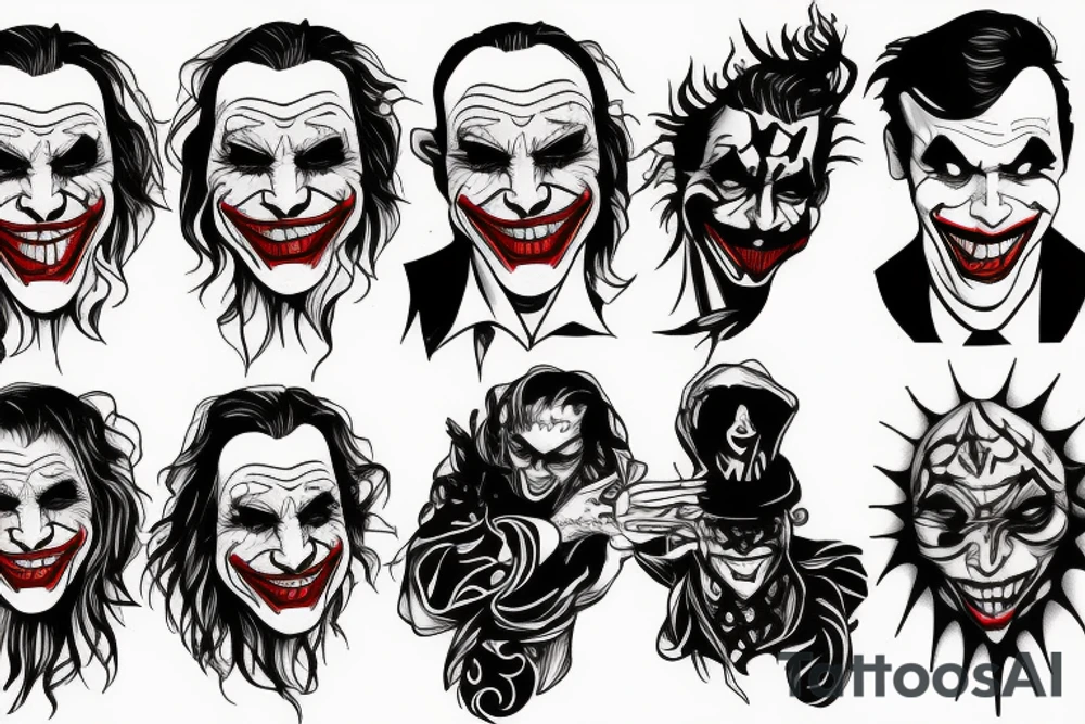 The joker tattoo idea
