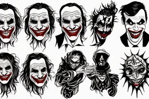 The joker tattoo idea