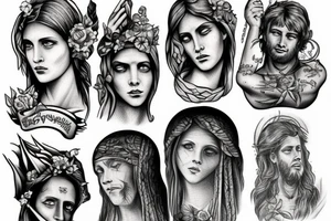 A BIBLICAL SERAPHIN tattoo idea