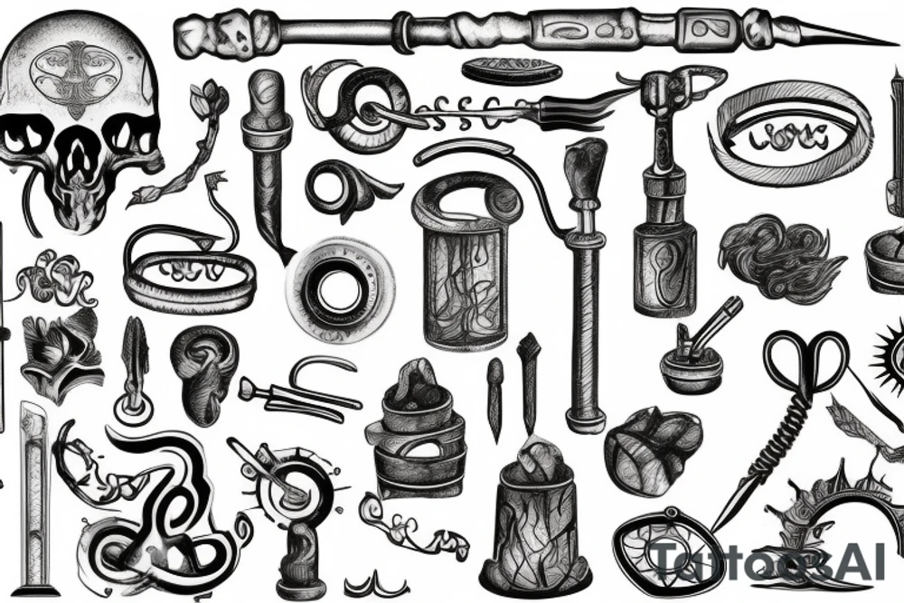 History of metallurgy tattoo idea