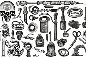 History of metallurgy tattoo idea
