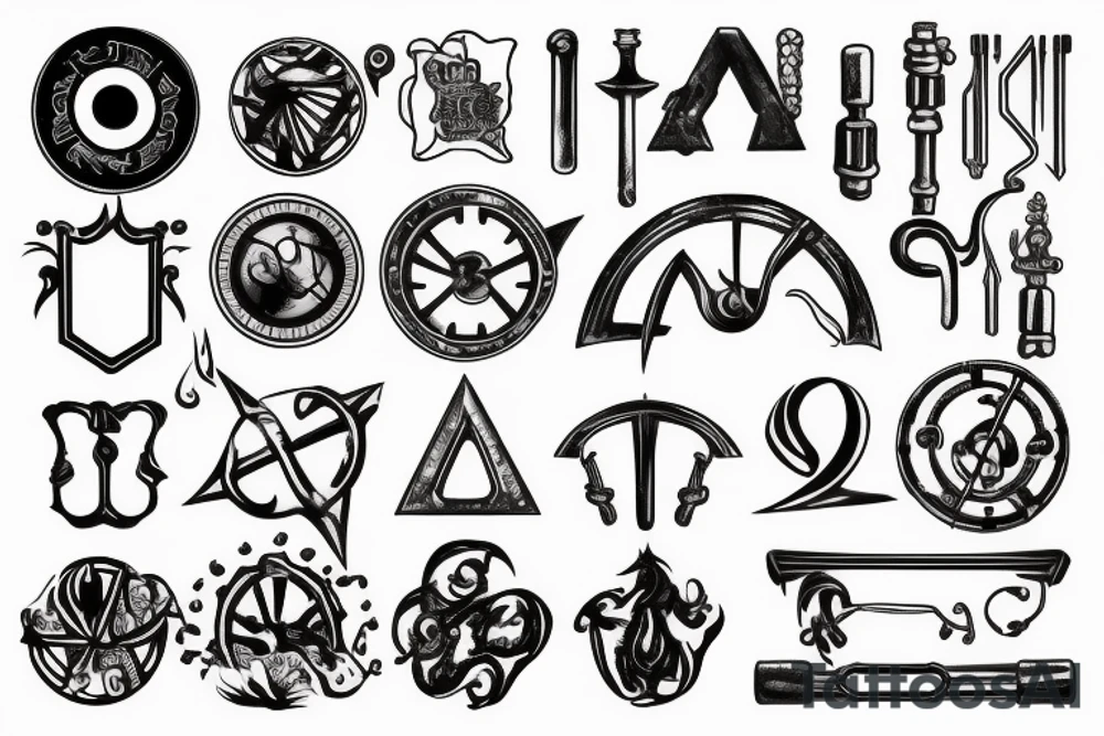 History of metallurgy tattoo idea