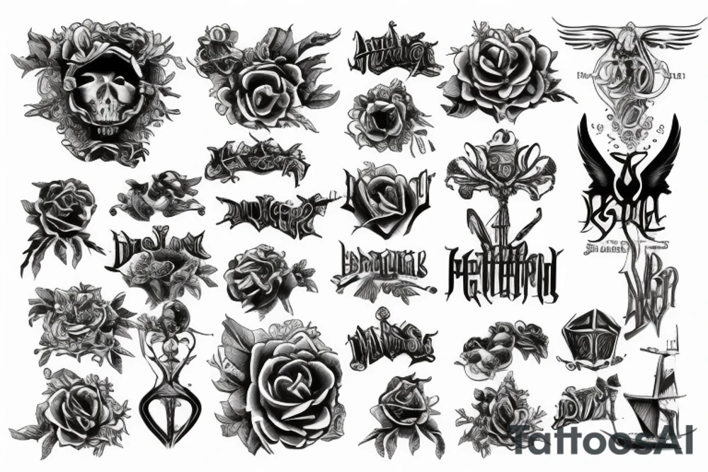 History of metal working tattoo idea