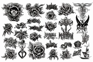 History of metal working tattoo idea