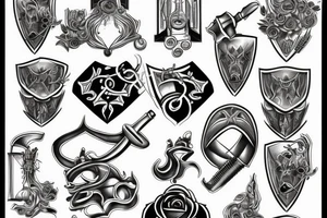 Progression of metallurgy tattoo idea