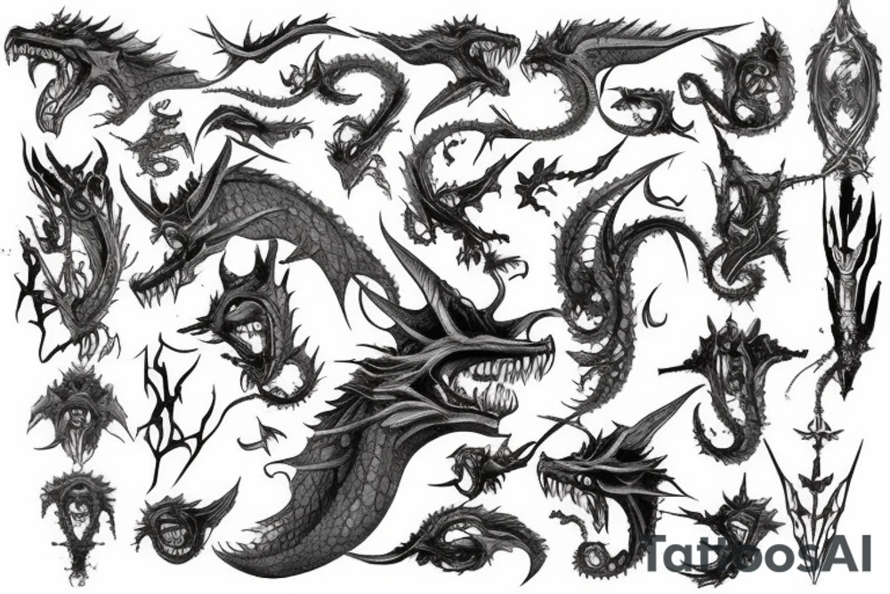 Jormungand tattoo idea