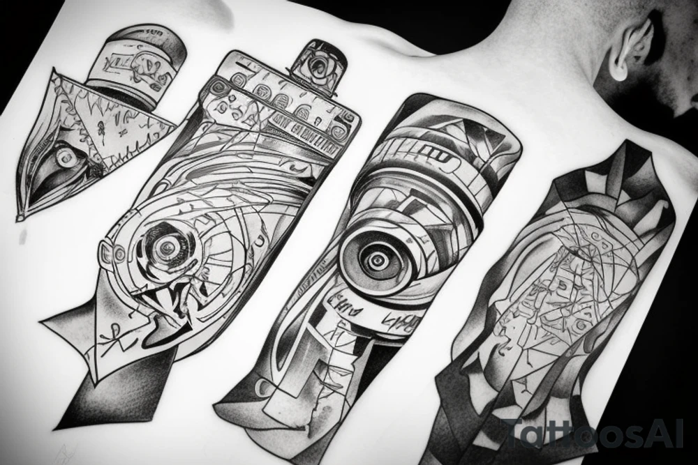 Journey of filmmaker tattoo idea