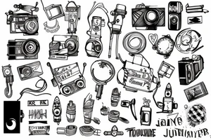 Journey of filmmaker tattoo idea