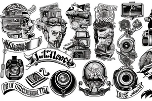 Journey of filmmaker tattoo idea