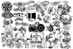 Journey of filmmaker tattoo idea