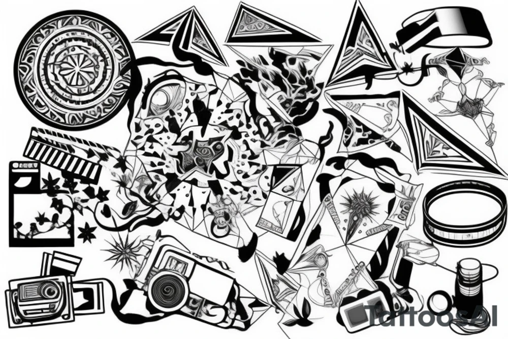 Journey of filmmaker tattoo idea