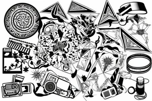 Journey of filmmaker tattoo idea