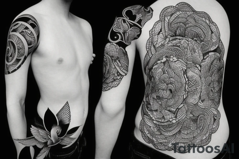 Paperplane tattoo idea