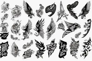 Paperplane tattoo idea