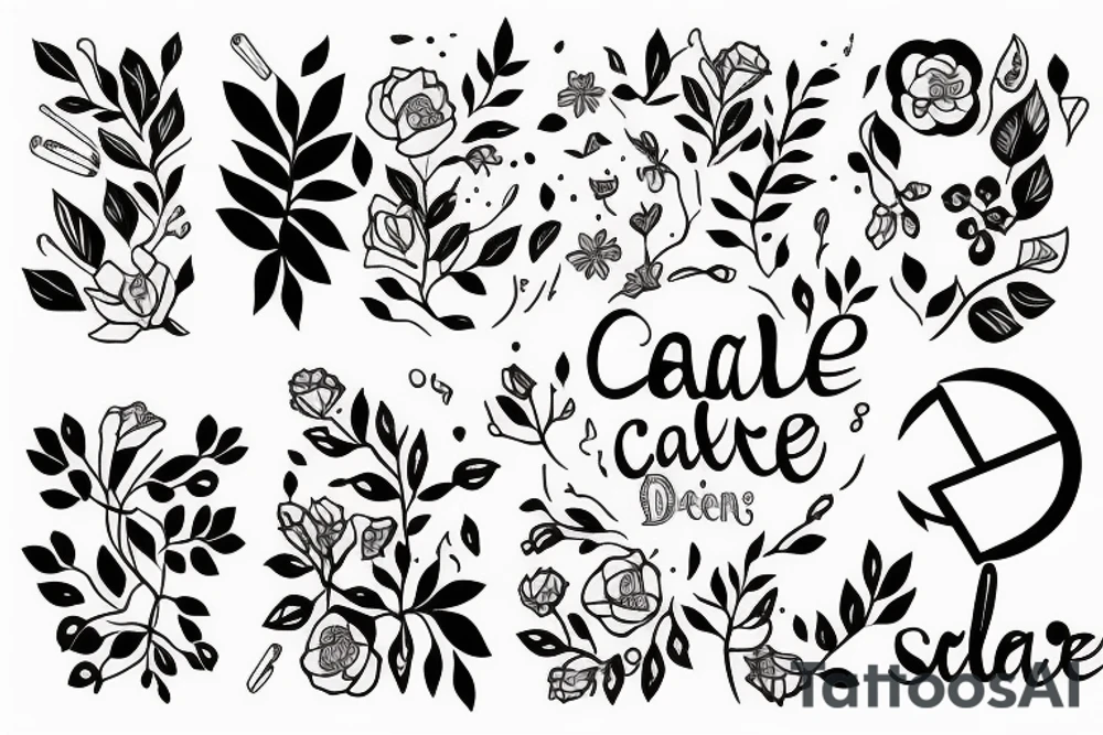 Self care tattoo idea