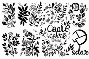 Self care tattoo idea