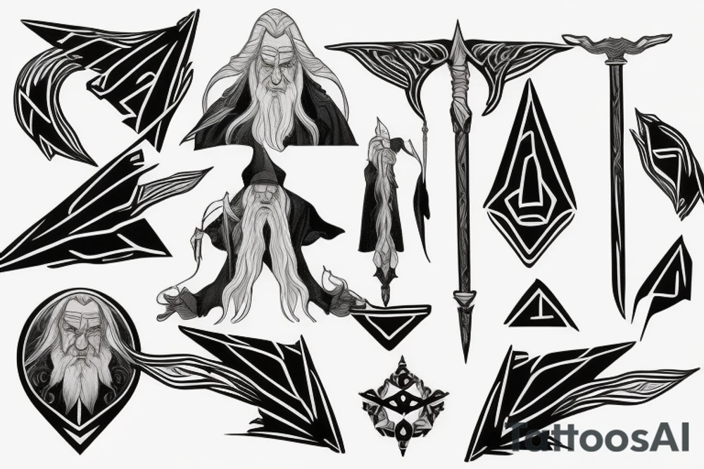 Gandalf tattoo idea