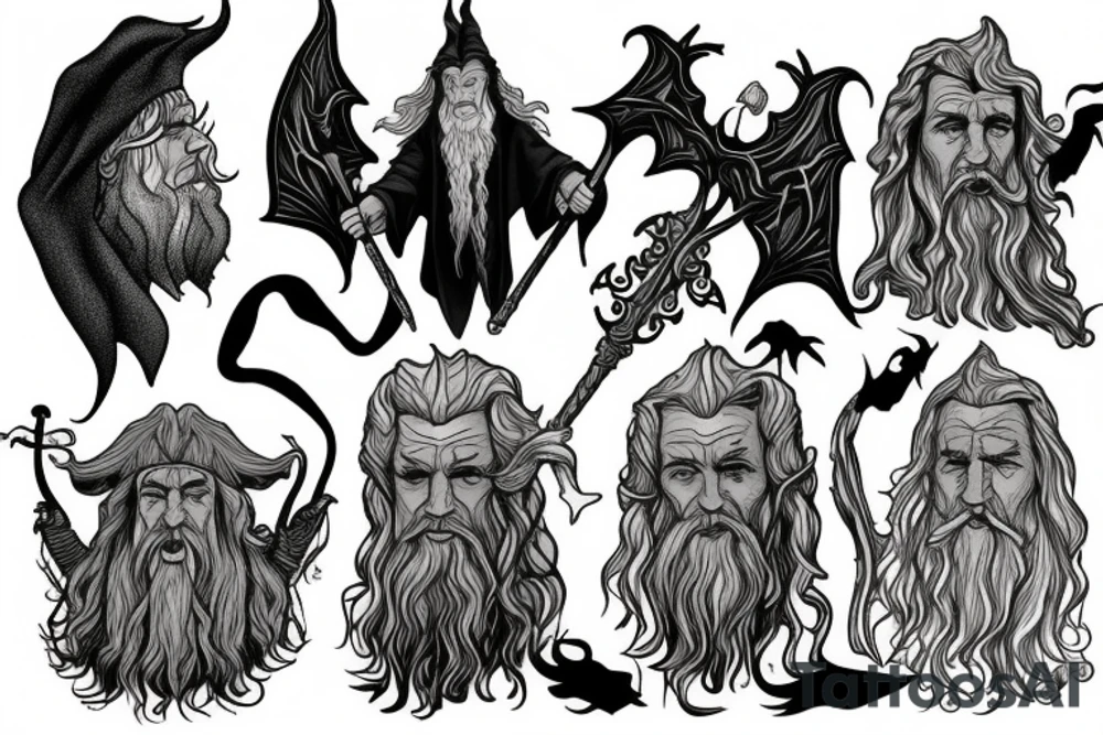 Gandalf tattoo idea