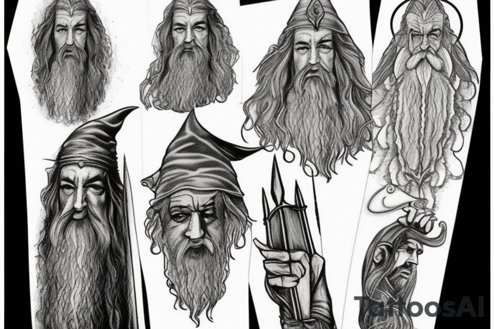 Gandalf tattoo idea
