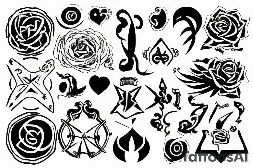 fortune symbol tattoo idea