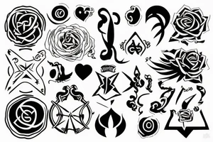 fortune symbol tattoo idea
