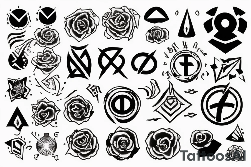 fortune symbol tattoo idea