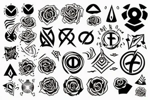 fortune symbol tattoo idea