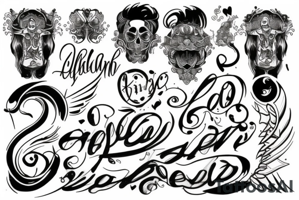Heaven God tattoo idea
