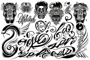 Heaven God tattoo idea