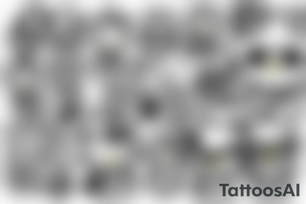 hello kitty drugs tattoo idea