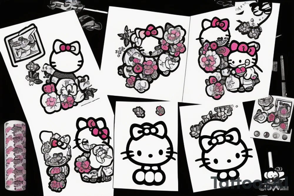hello kitty tattoo idea
