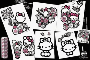 hello kitty tattoo idea