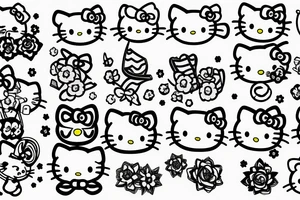 hello kitty tattoo idea