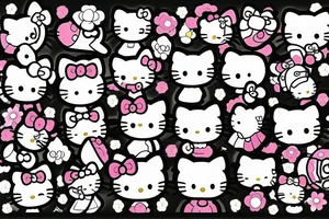 hello kitty tattoo idea