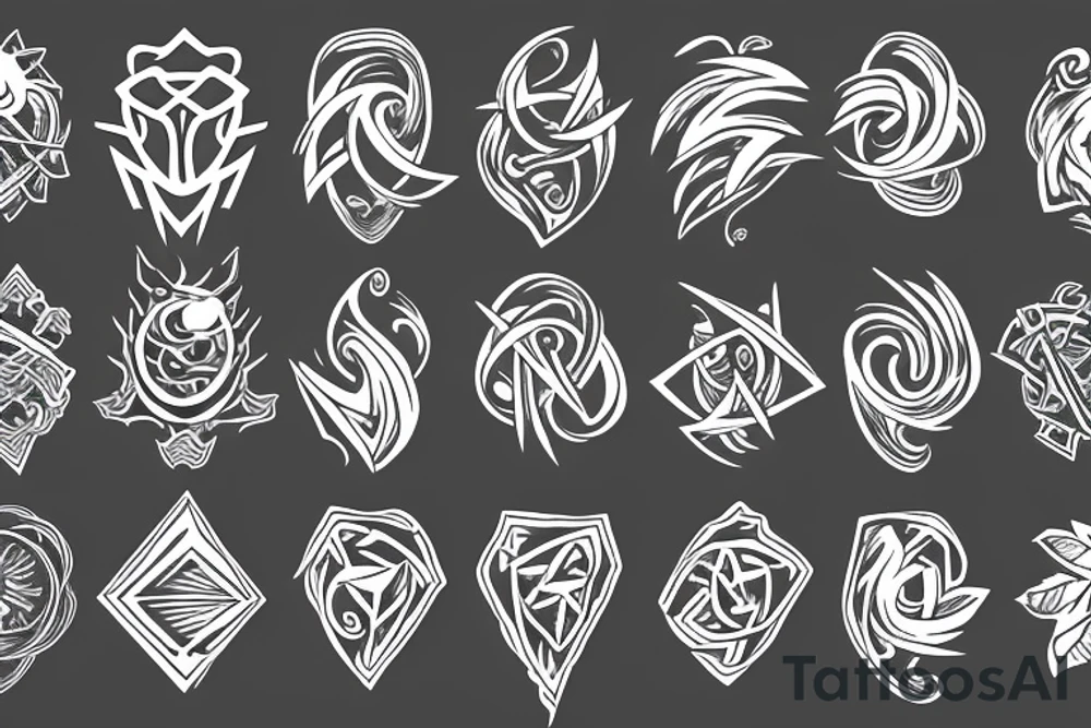 Wind symbol tattoo idea