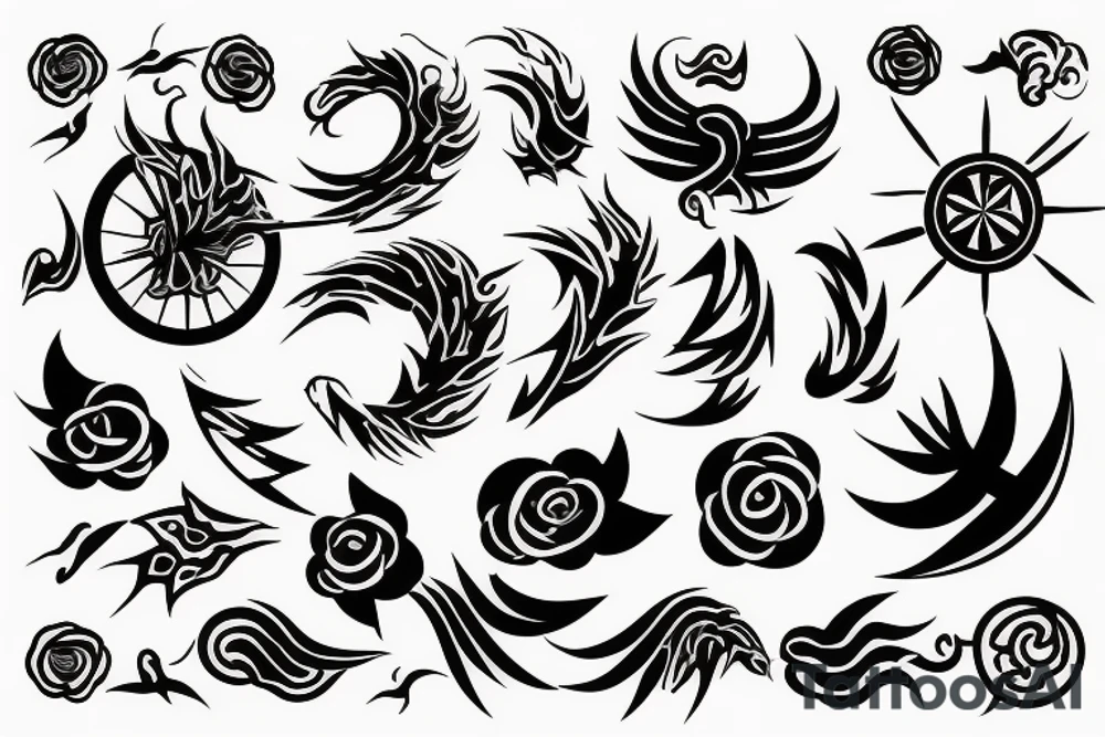 Wind symbol tattoo idea