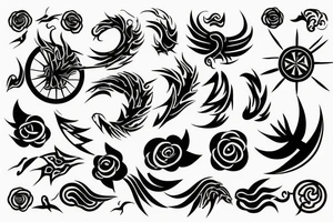 Wind symbol tattoo idea