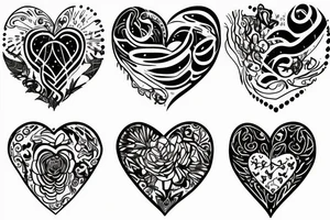 a heart broken and being sowed back together by a needle and thread tattoo idea