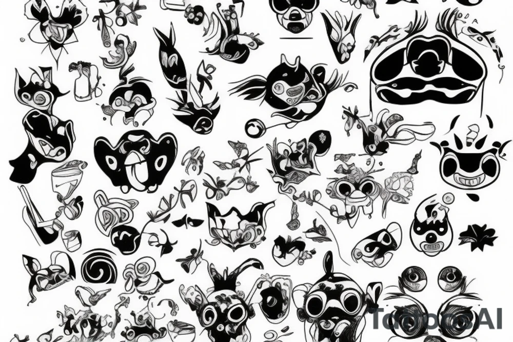 Stitch tattoo idea